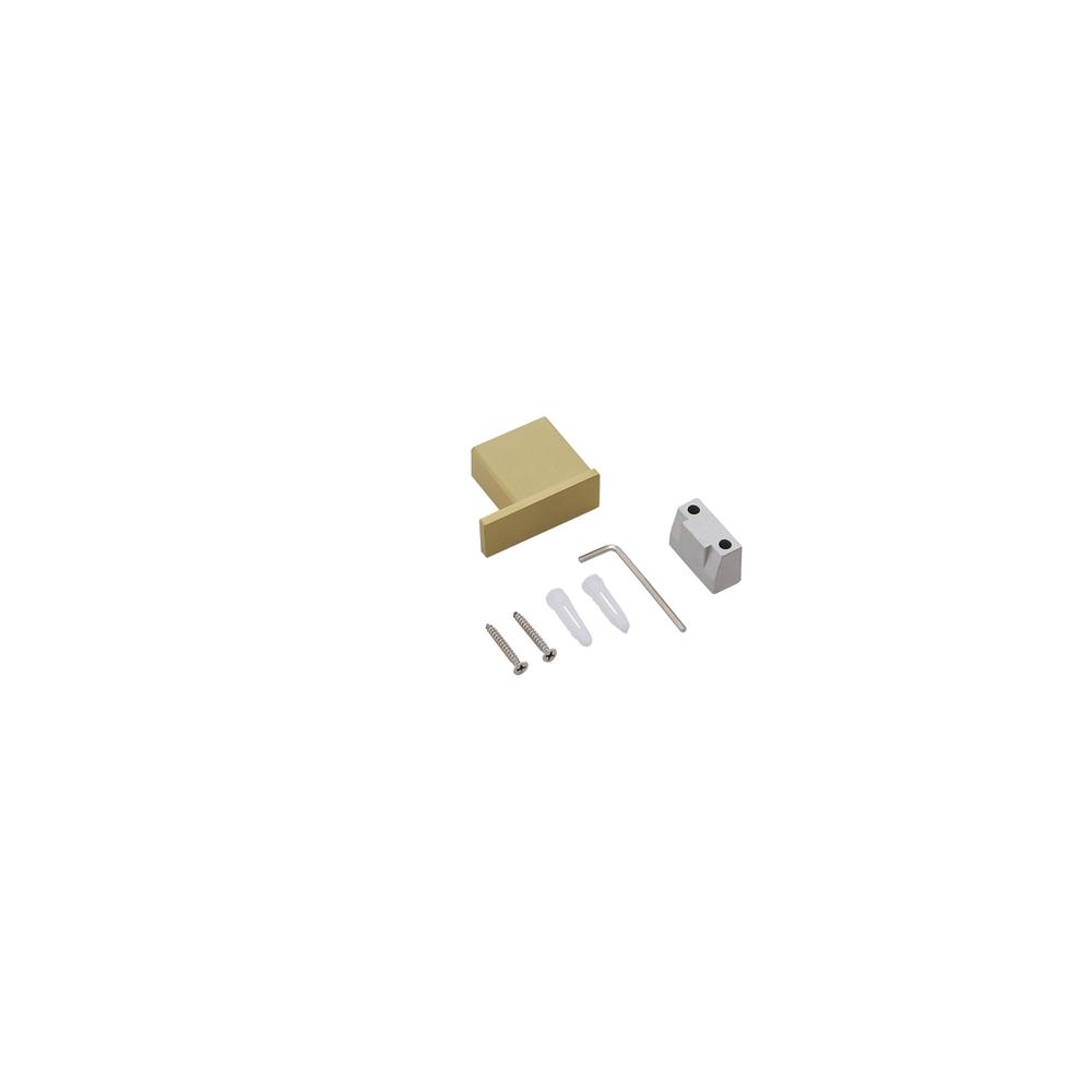 Sofia 4-Piece Bathroom Hardware Set in Brushed Gold. Picture 9