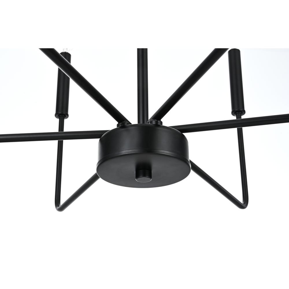 Willa 26 inch Pendant Light in Black. Picture 3