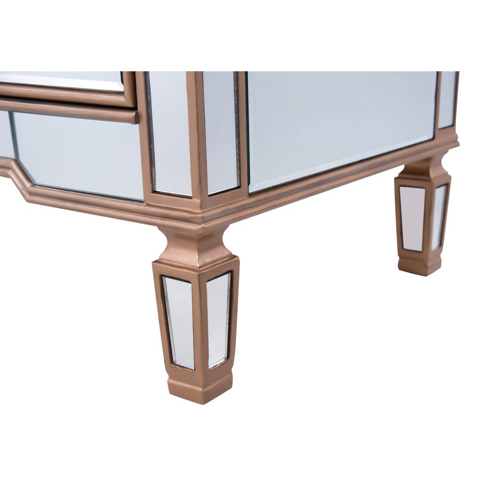 6 Drawers Cabinet 60 in. x 20 in. x 34 in. in Gold paint. Picture 8