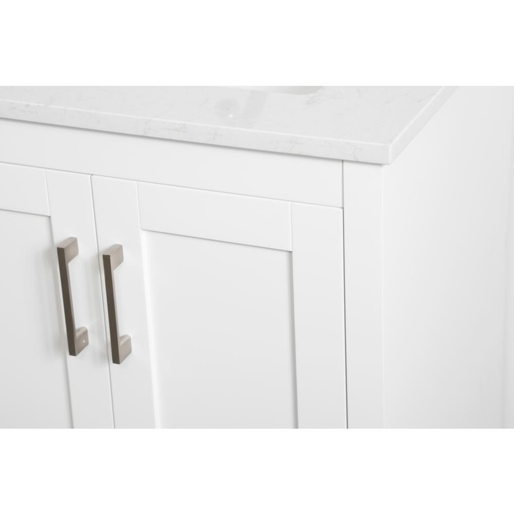 24 inch Single Bathroom Vanity in White. Picture 11