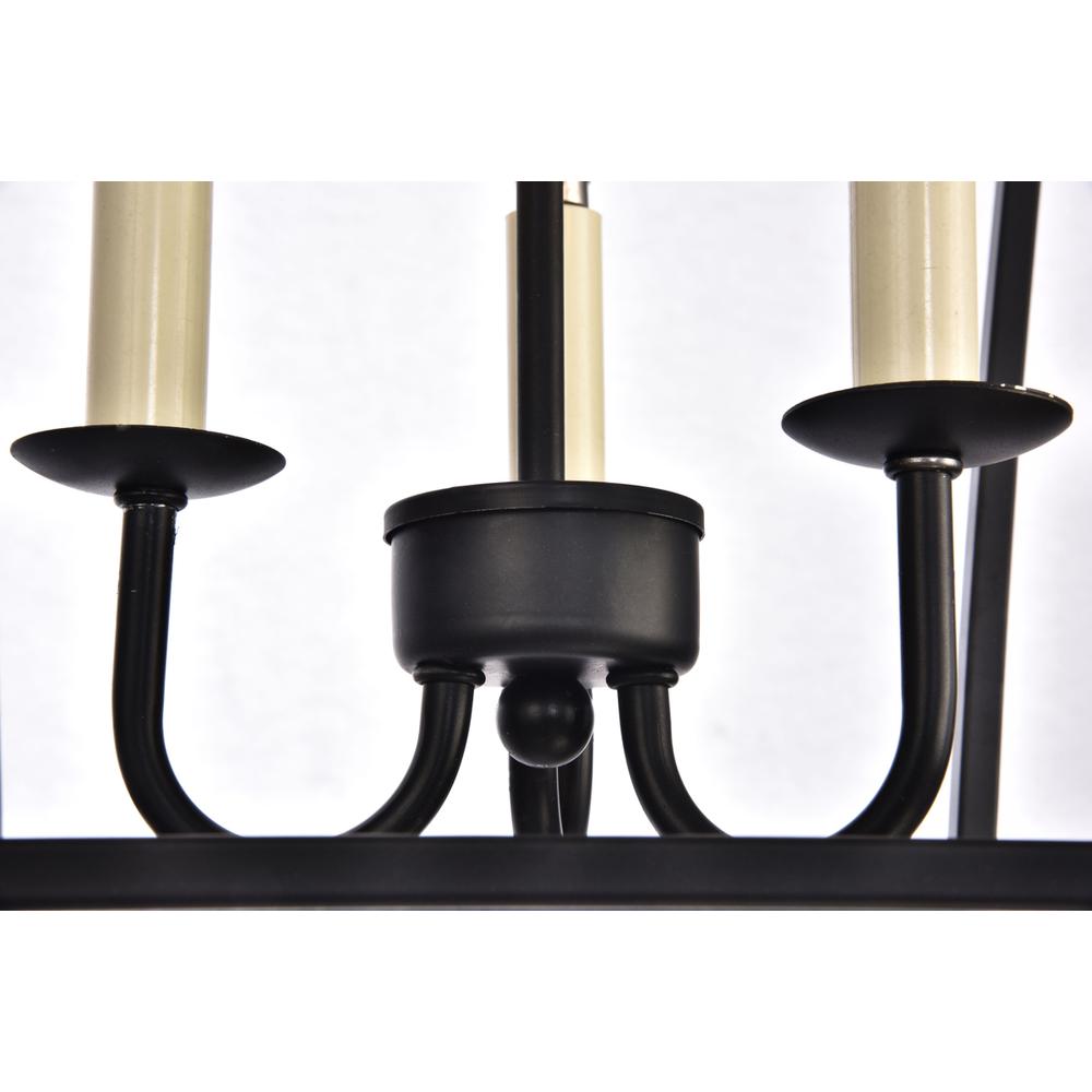 Maddox Collection Pendant D12.5 H18.25 Lt:3 Black Finish. Picture 6