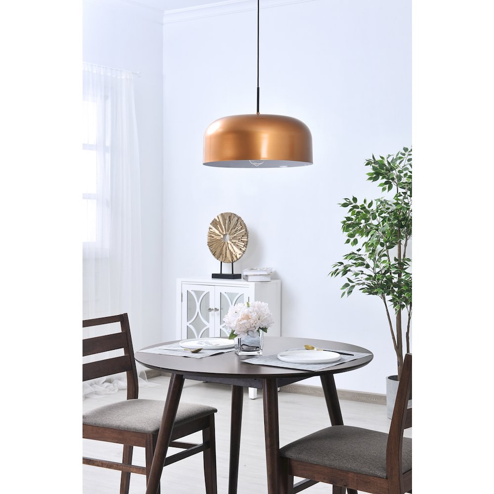Etude 1 Light Satin Gold Pendant. Picture 13