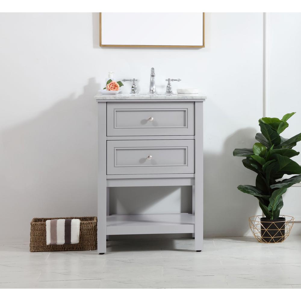42 in. Single bathroom vanity set in Grey. Picture 14