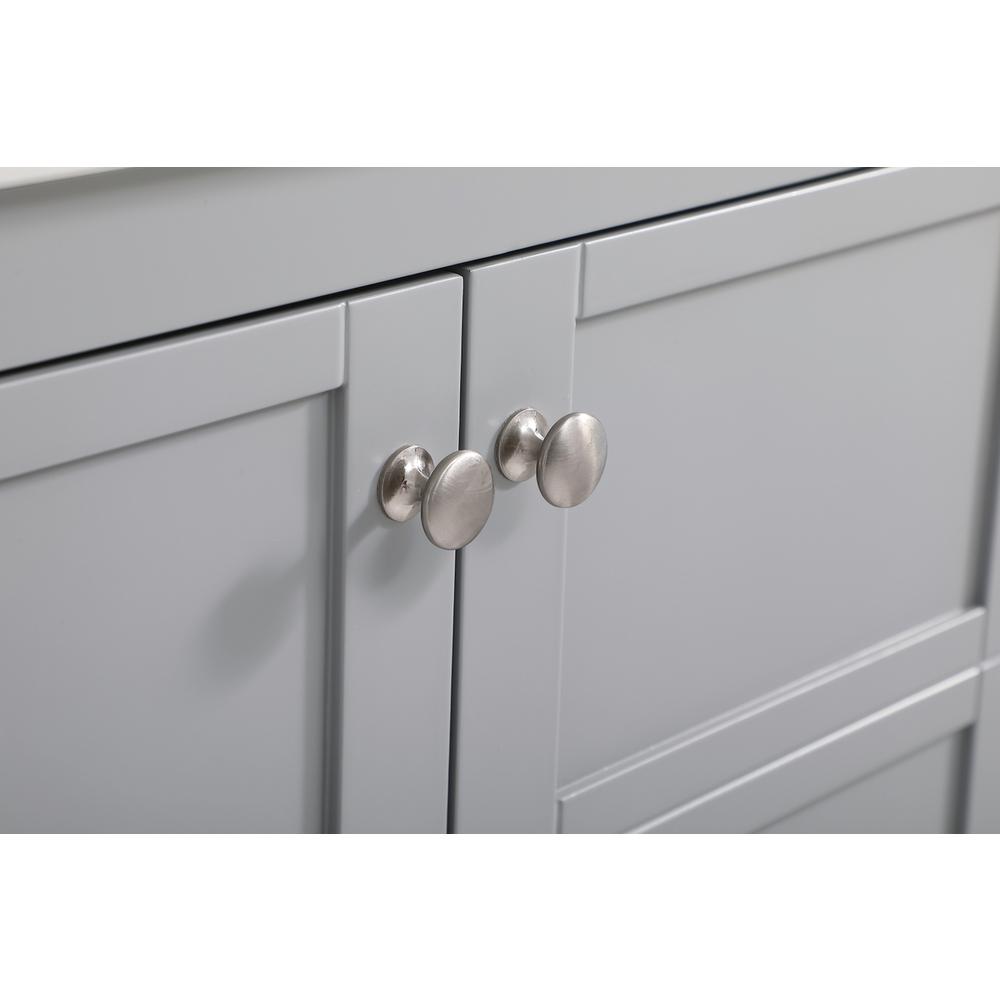 30 inch Single Bathroom Vanity in Gray. Picture 12
