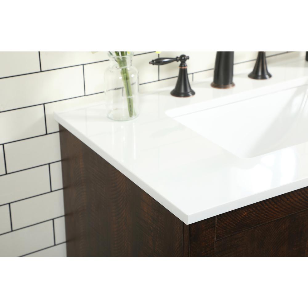 30 inch Single bathroom vanity in expresso. Picture 5
