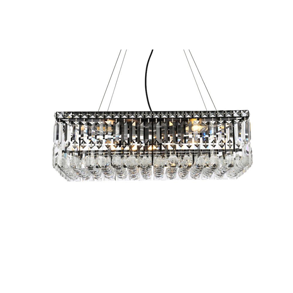Maxime 24 Inch Black Chandelier. Picture 3