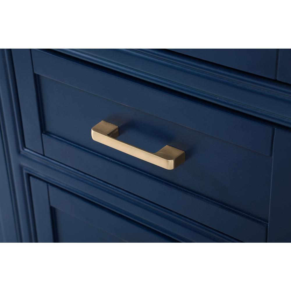 60 inch Single bathroom vanity in blue. Picture 12