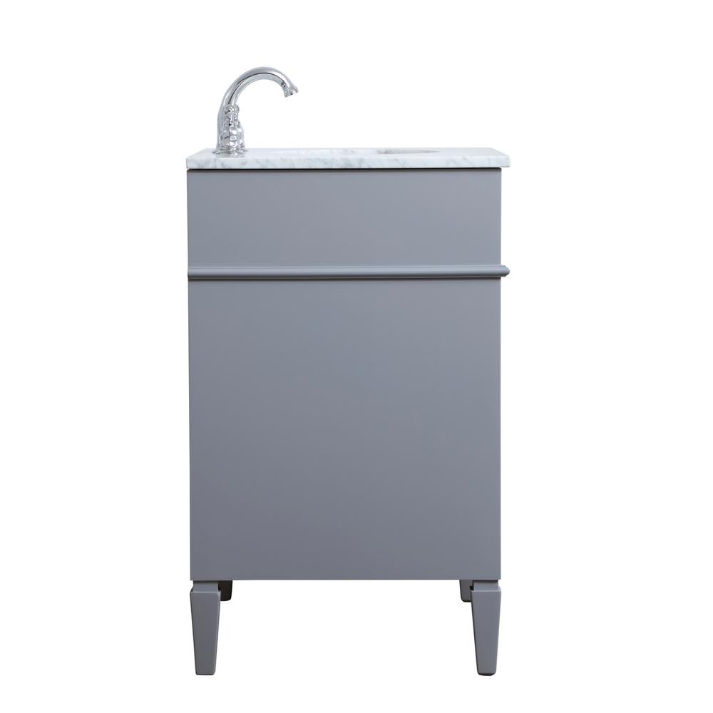 30 inch Single bathroom vanity in Grey. Picture 13