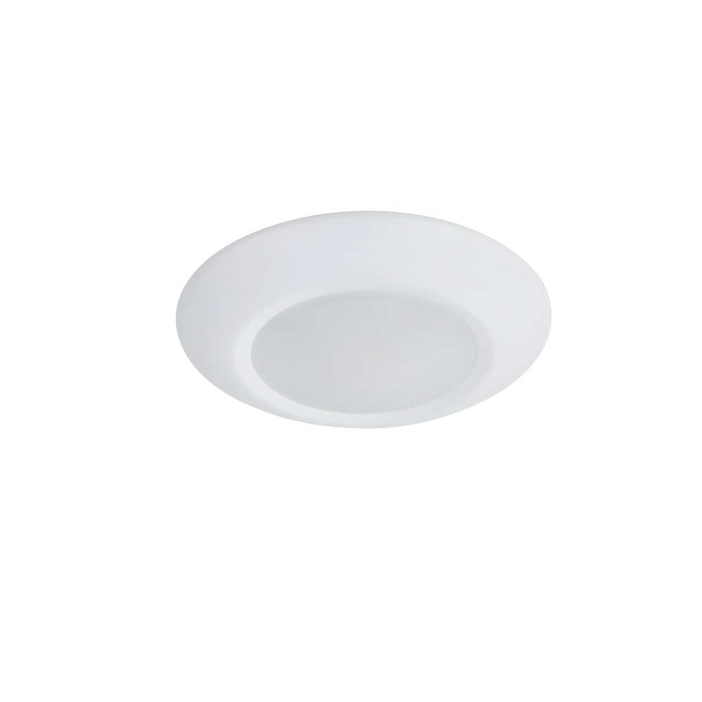 5 Inch 3000K-5000K Selectable 10W 600 Lumens Disk Light In White Pack Of 4. Picture 2