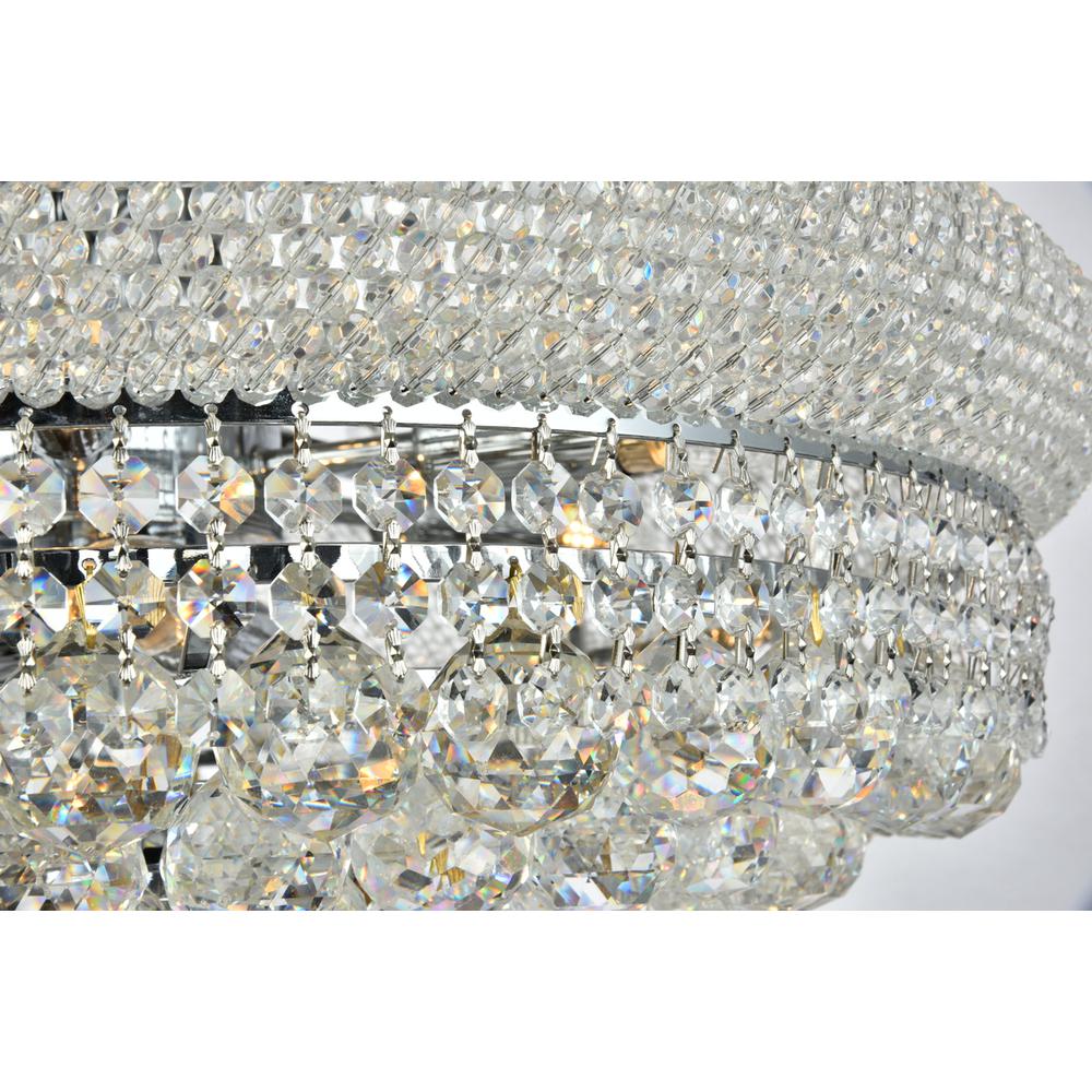 Primo 14 light Chrome Chandelier Clear Royal Cut Crystal. Picture 2