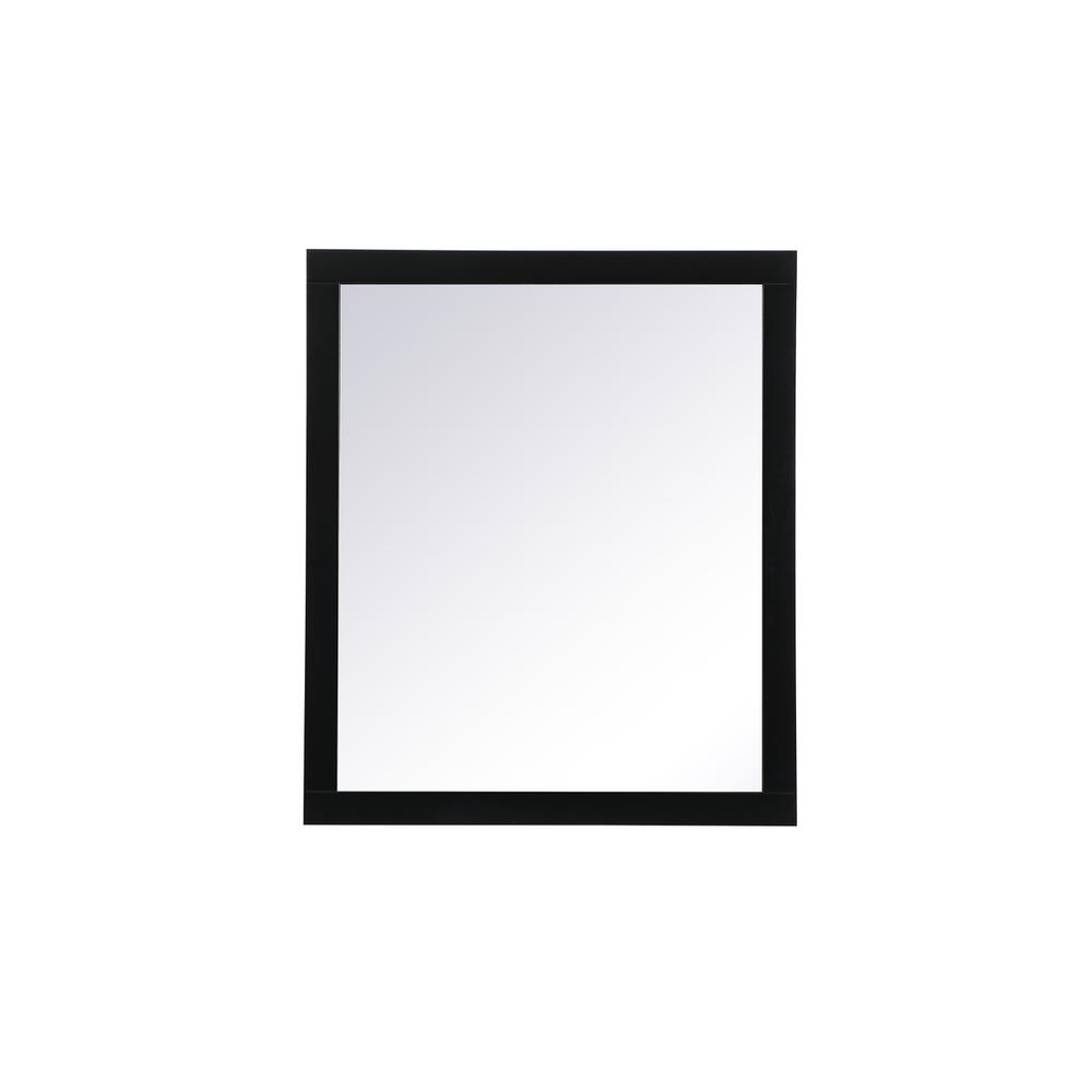 Aqua vanity mirror 42x36 inch in black. Picture 6