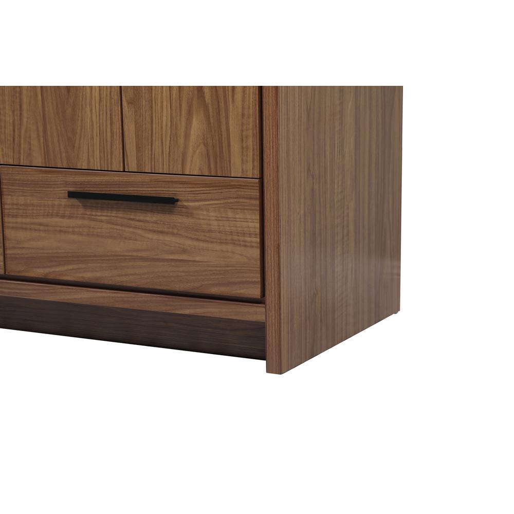 36 inch Single bathroom vanity in walnut brown. Picture 13