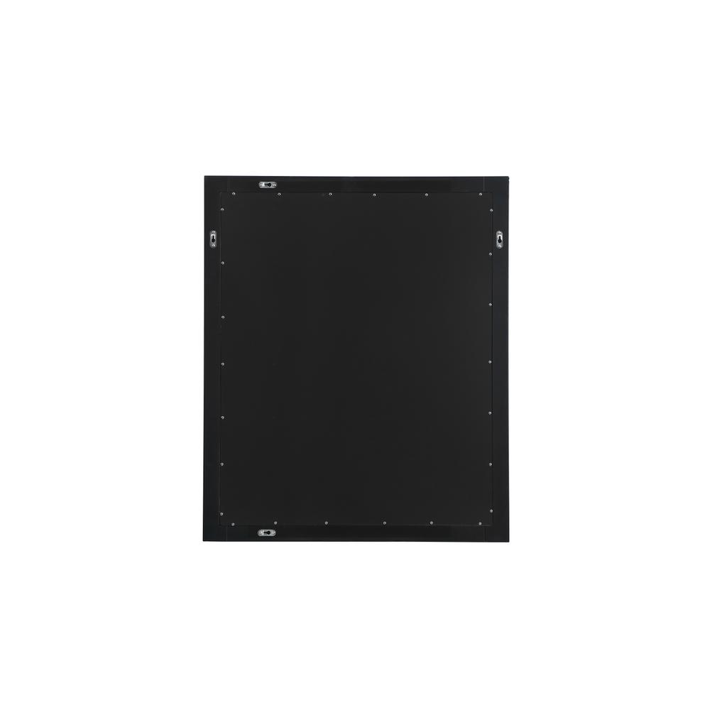 Aqua vanity mirror 30x36 inch in black. Picture 8