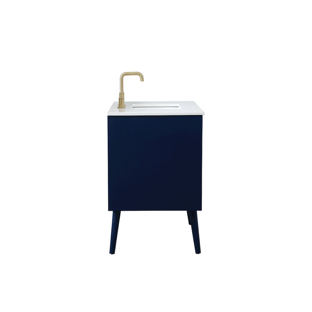 36 Inch Bathroom Vanity In Blue. Picture 15