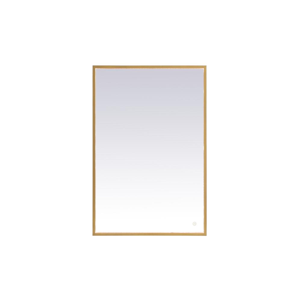 Pier 27x40 inch LED mirror with adjustable color temperature. Picture 8