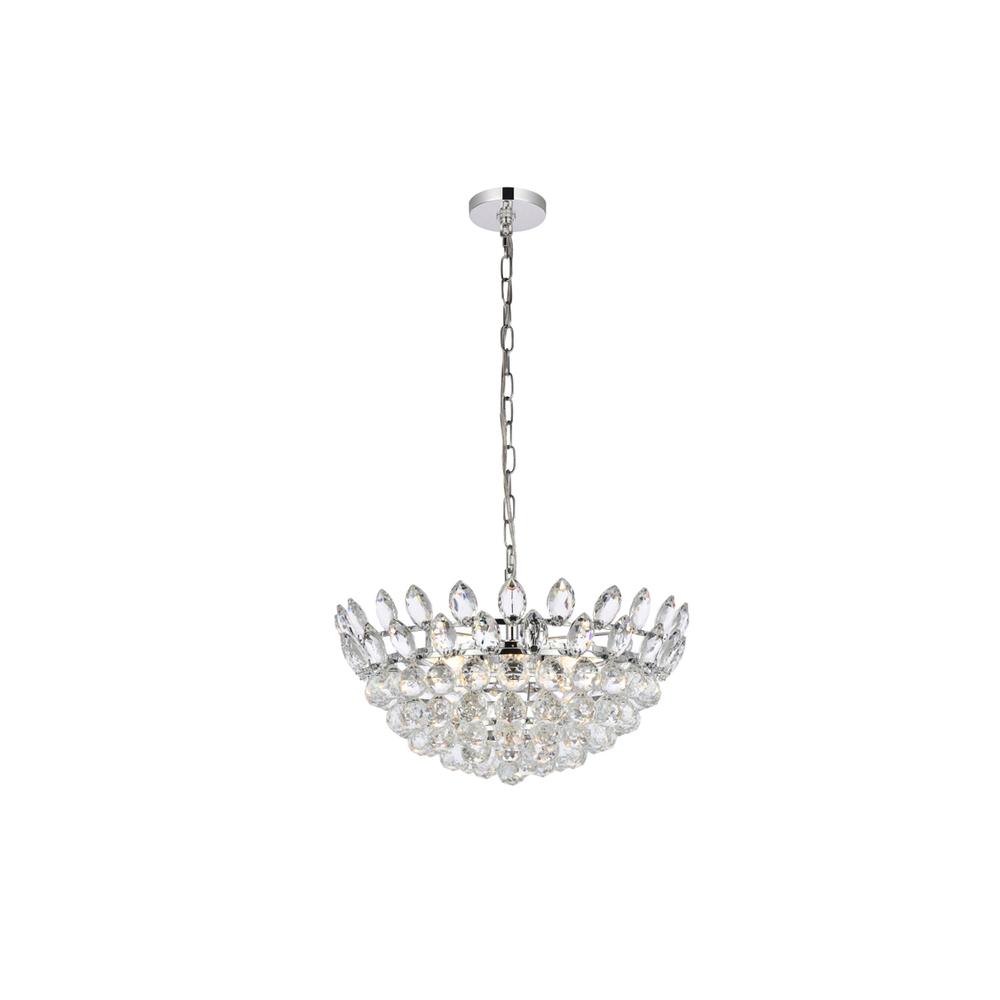 Emilia 20 inch pendant in chrome. Picture 1