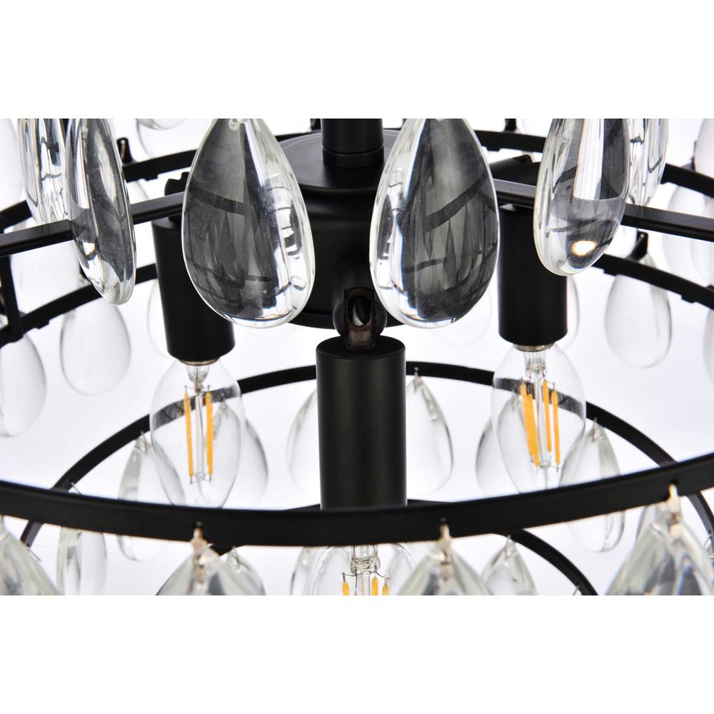 Mila 16 inch pendant in black. Picture 5