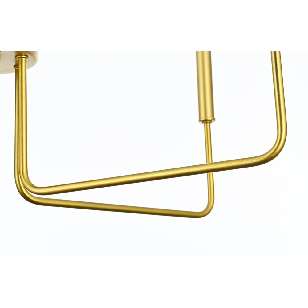 Willa 26 inch Pendant Light in Brass. Picture 5