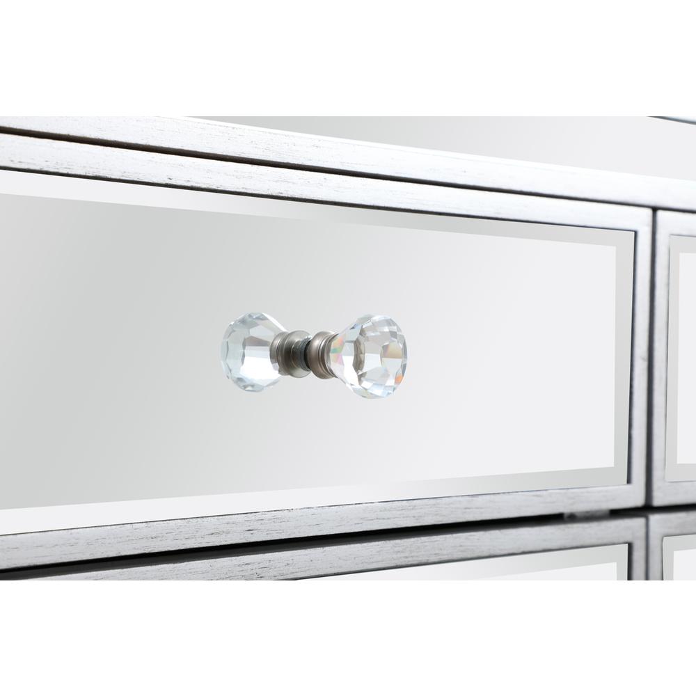 Reflexion 72 in. mirrored credenza in antique silver. Picture 7