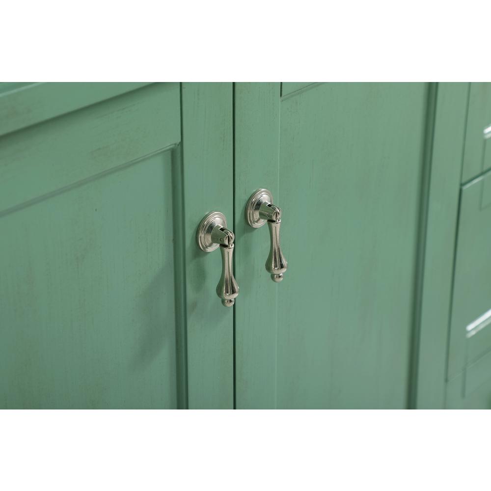 36 inch Single Bathroom vanity in vintage mint. Picture 12
