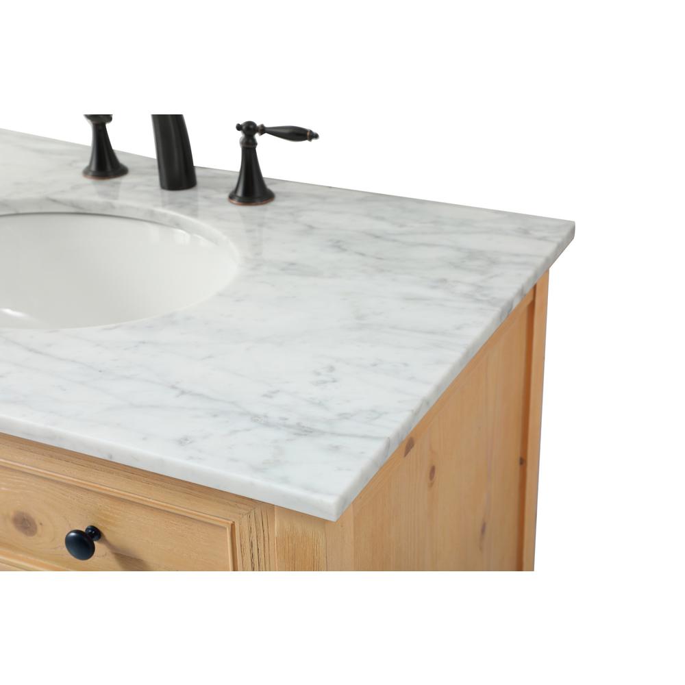 36 inch Single bathroom vanity in natural wood. Picture 11