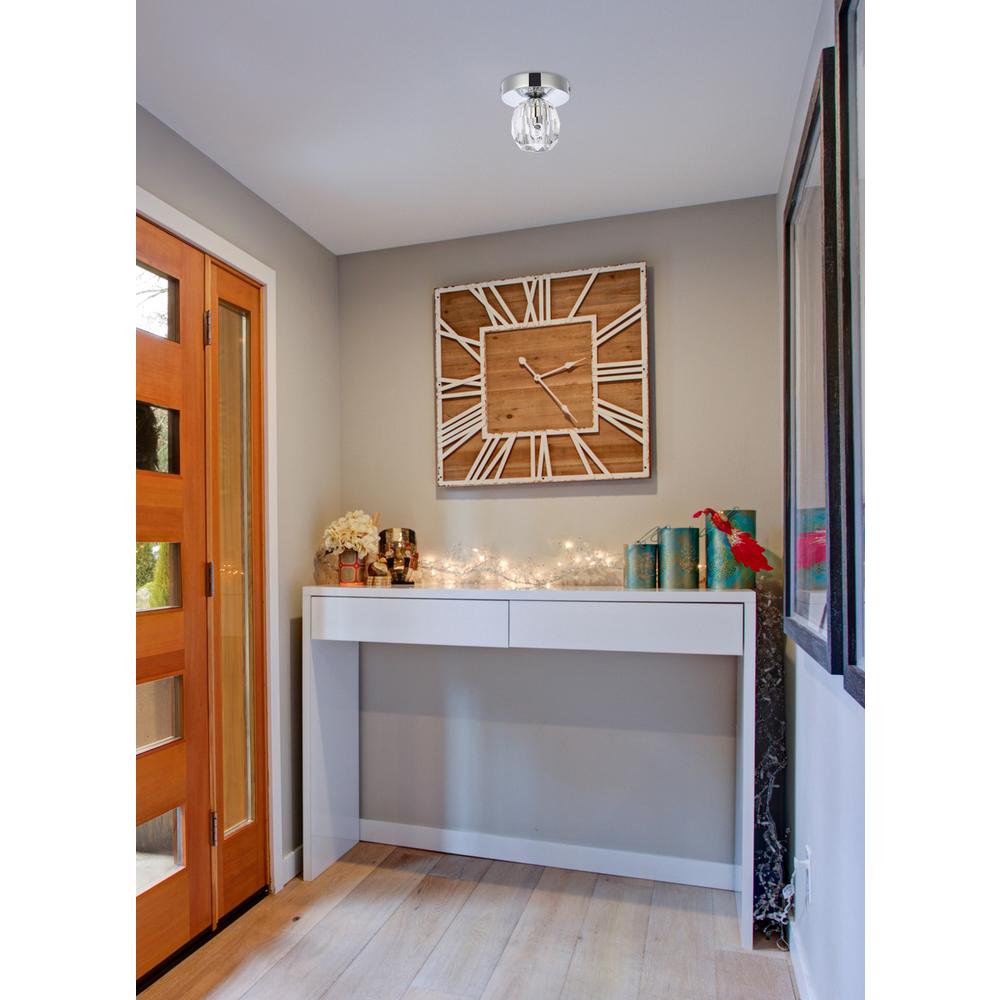 Eren 1 light chrome flush mount. Picture 6