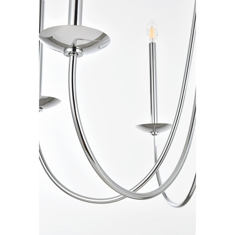 Cohen 36 inch chandelier in Chrome. Picture 5