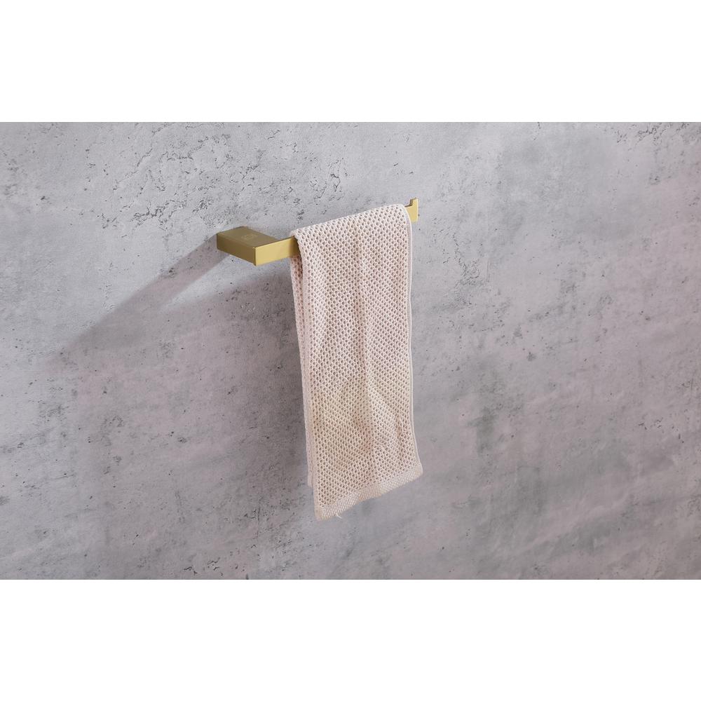 Sofia 4-Piece Bathroom Hardware Set in Brushed Gold. Picture 6