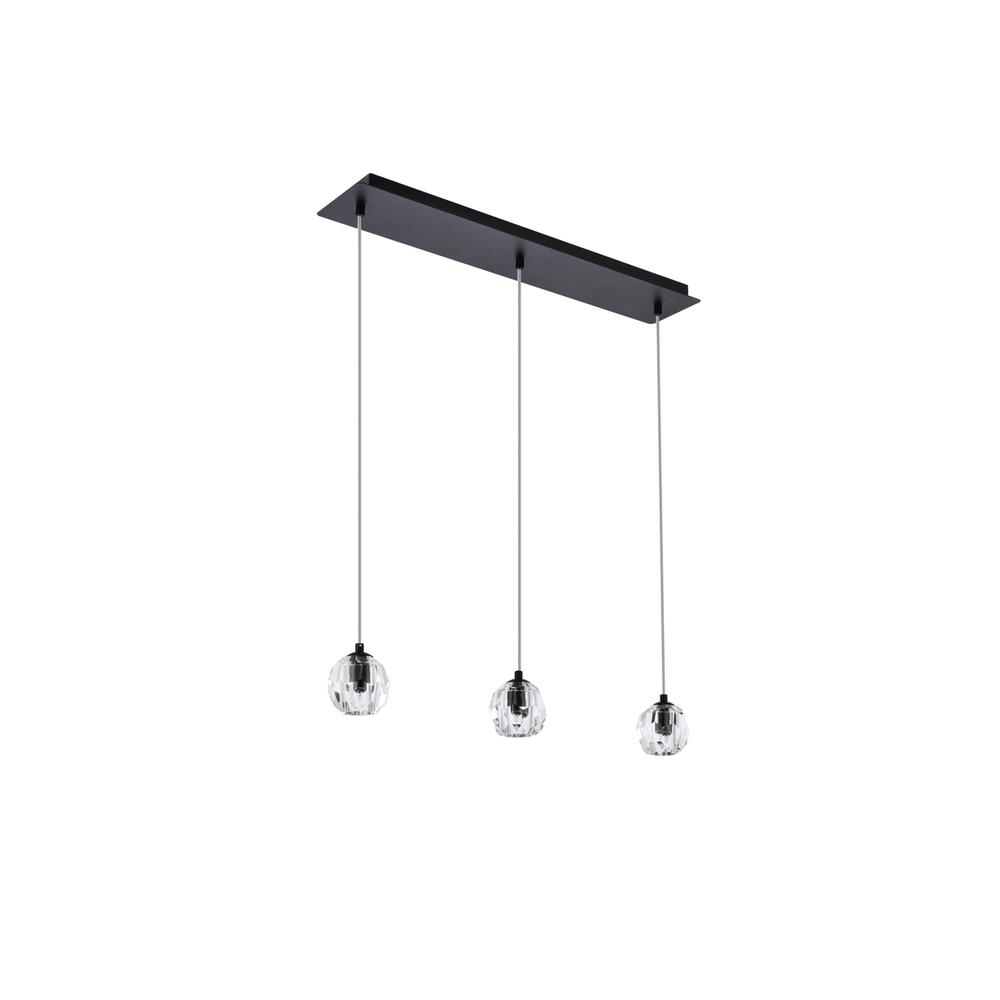 Eren 3 lights Black pendant. Picture 5