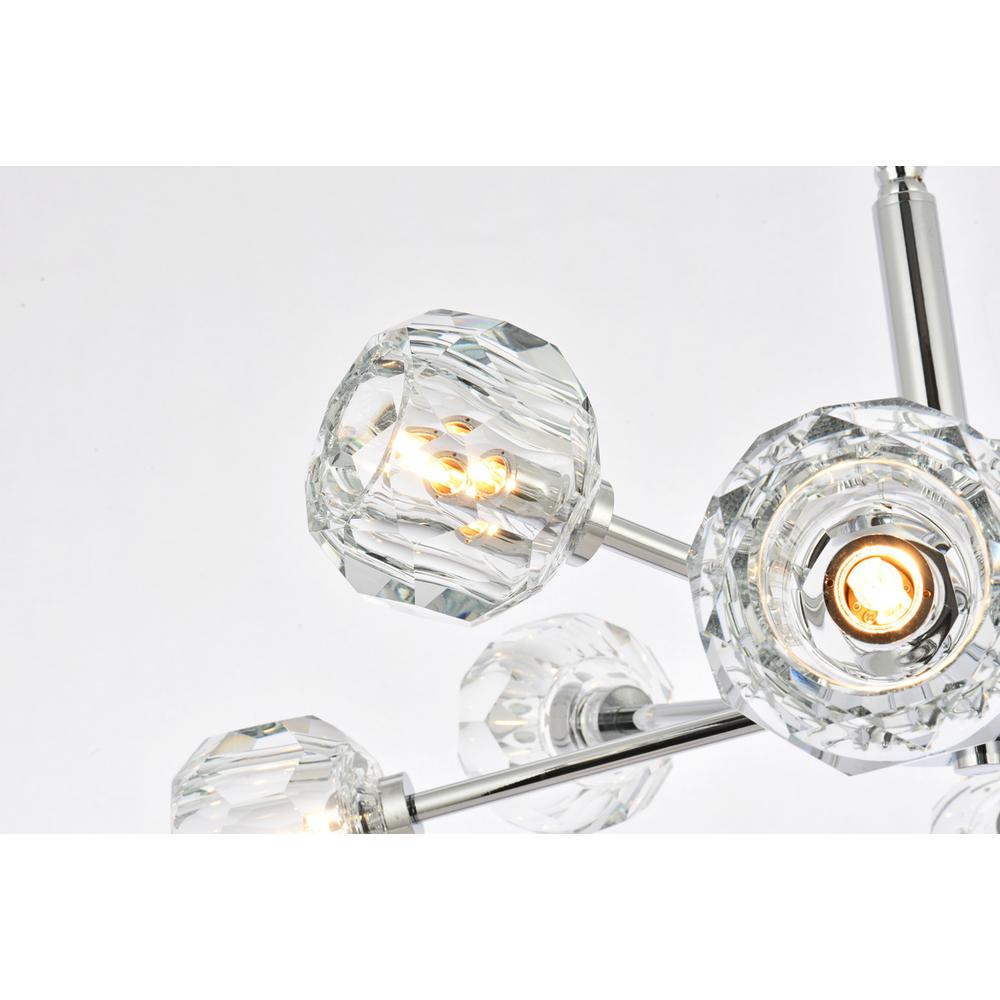 Graham 8 Light Pendant in Chrome. Picture 3