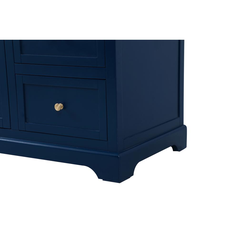 60 inch Single bathroom vanity in blue. Picture 13