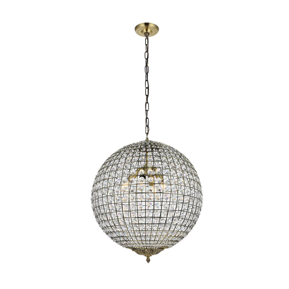 Earlene 4 light 20 inch antique bronze pendant. Picture 2