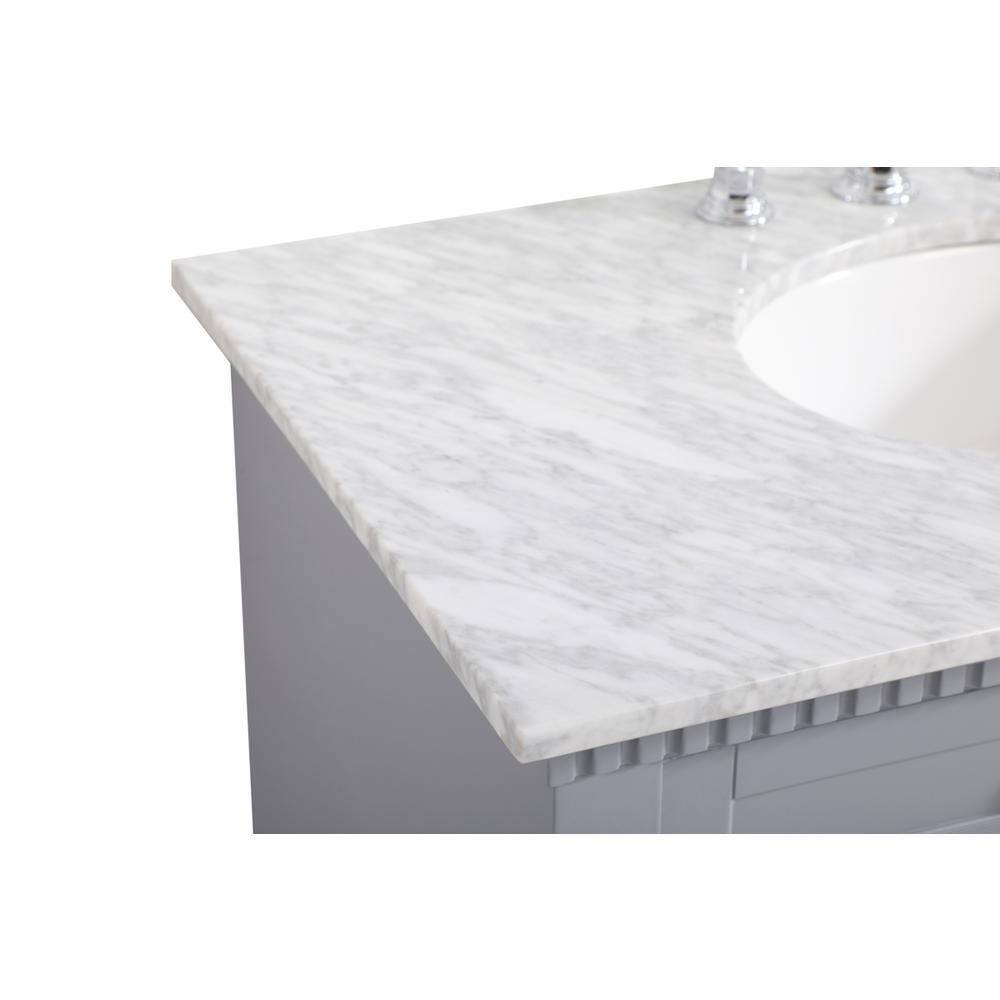 36 inch Single bathroom vanity in  Grey. Picture 11