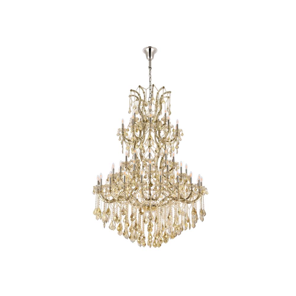 Maria Theresa 61 light Golden Teak Chandelier Golden Teak. Picture 6