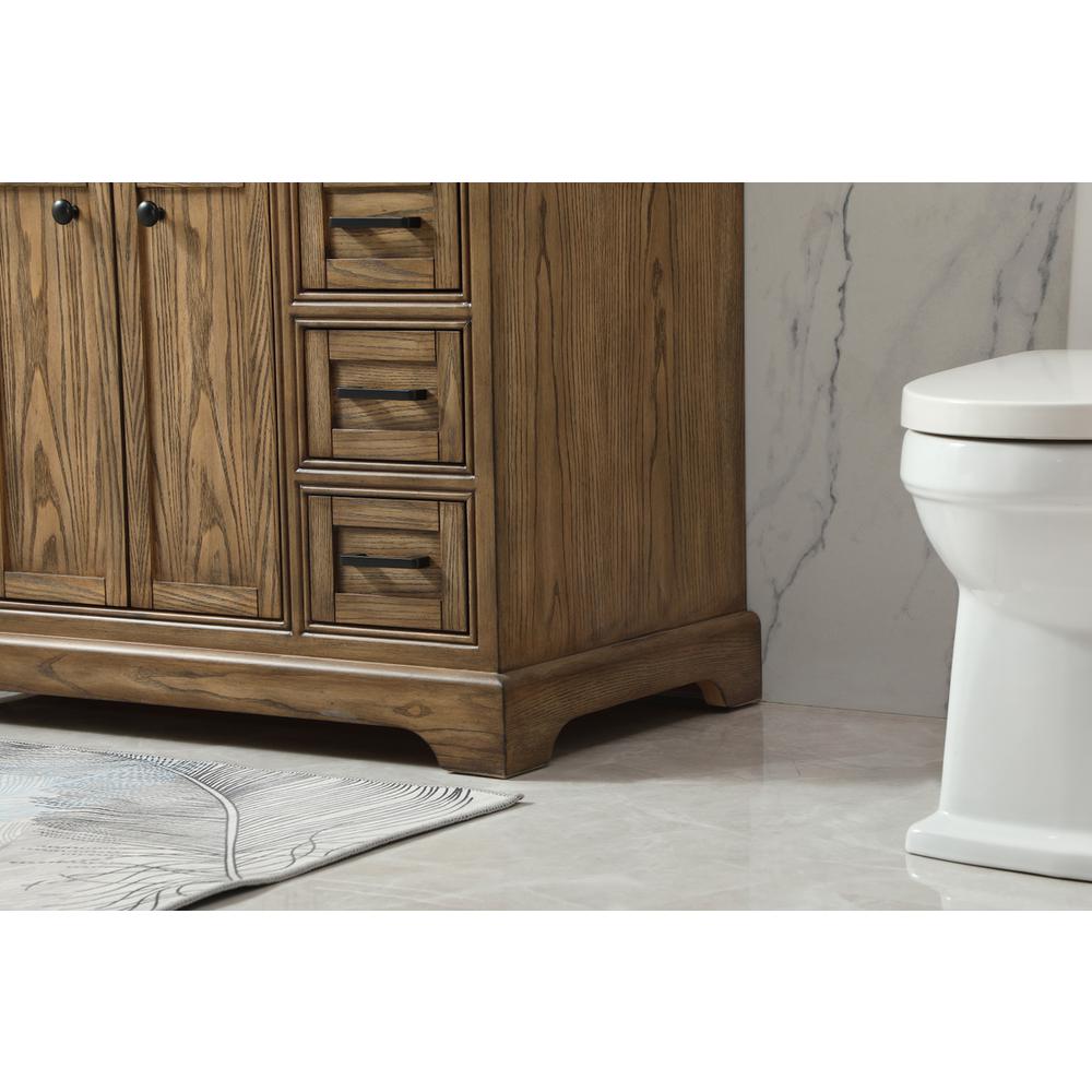 42 inch Single bathroom vanity in driftwood. Picture 6
