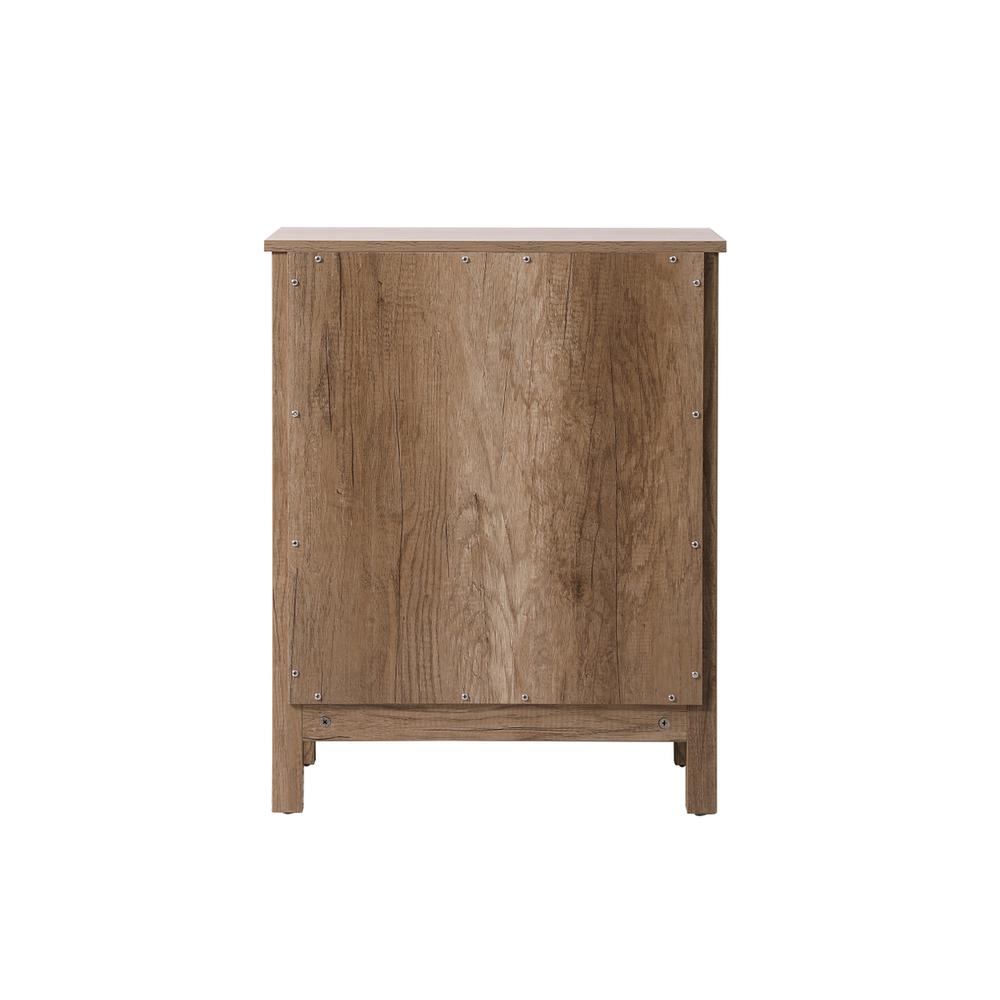 24 Inch Wide Bathroom Storage Freestanding Cabinet In Natural Oak. Picture 3