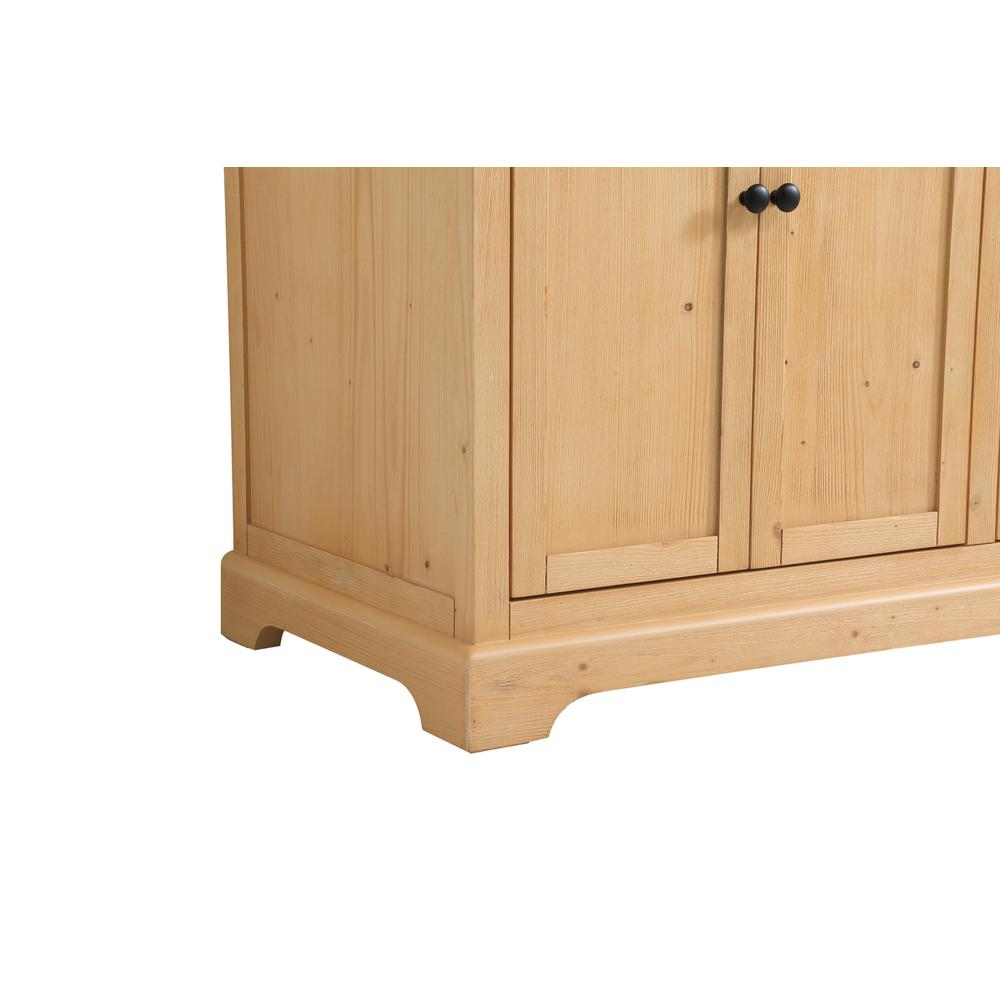 36 inch Single bathroom vanity in natural wood. Picture 13