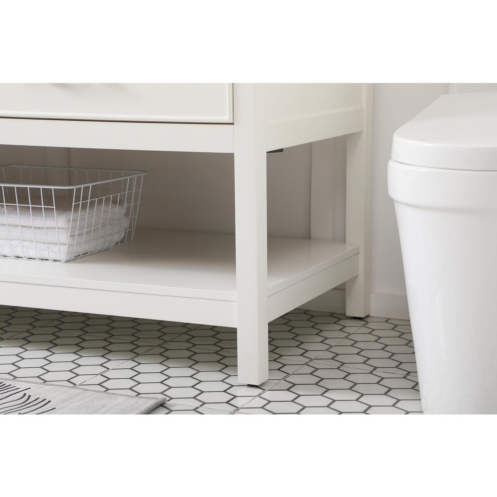 72 inch double bathroom vanity in white. Picture 6