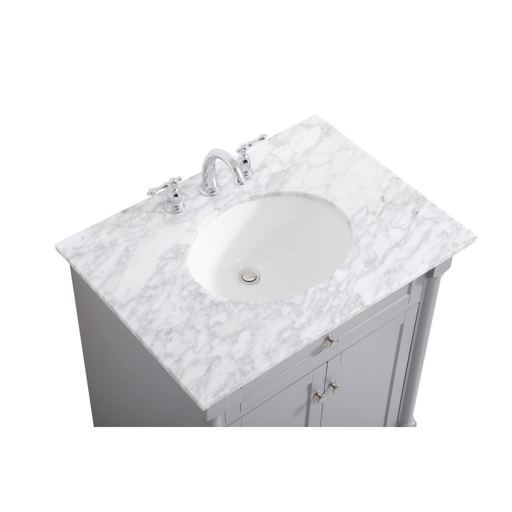 30 inch Single bathroom vanity in  Grey. Picture 10