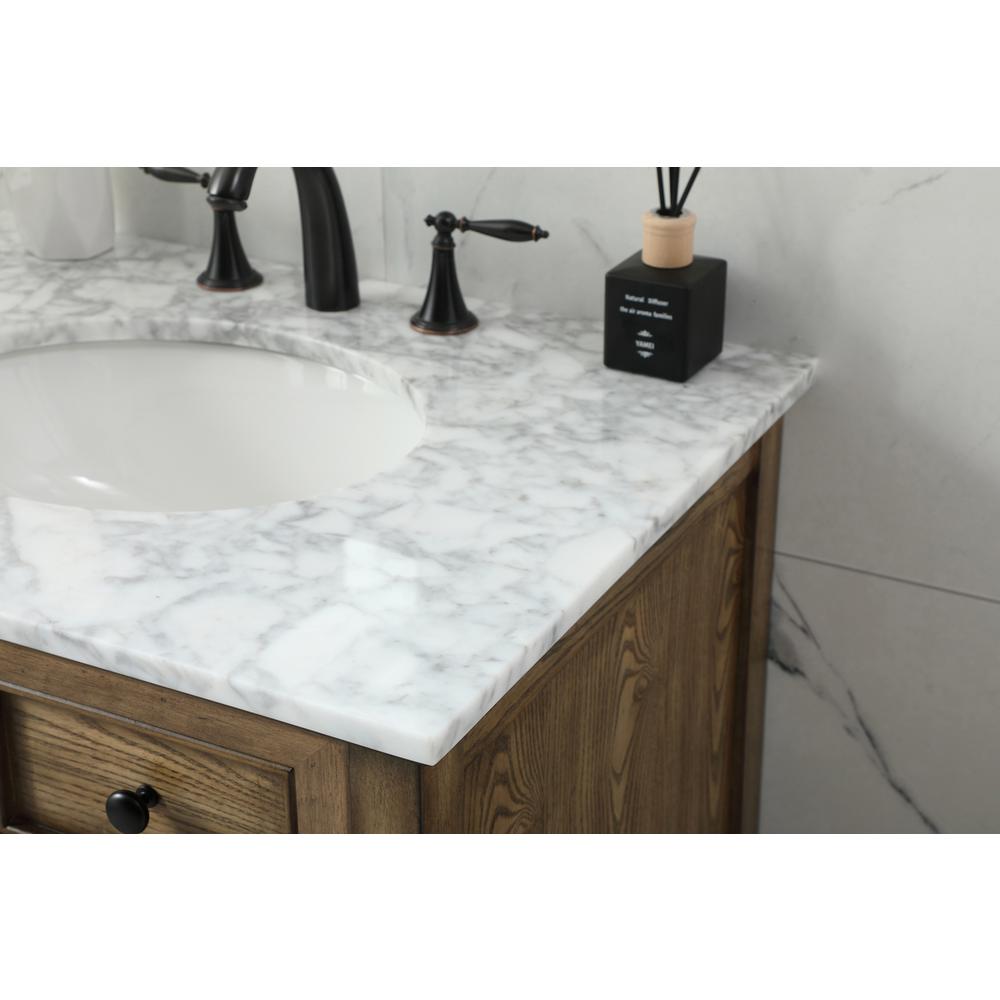 30 inch Single bathroom vanity in driftwood. Picture 5