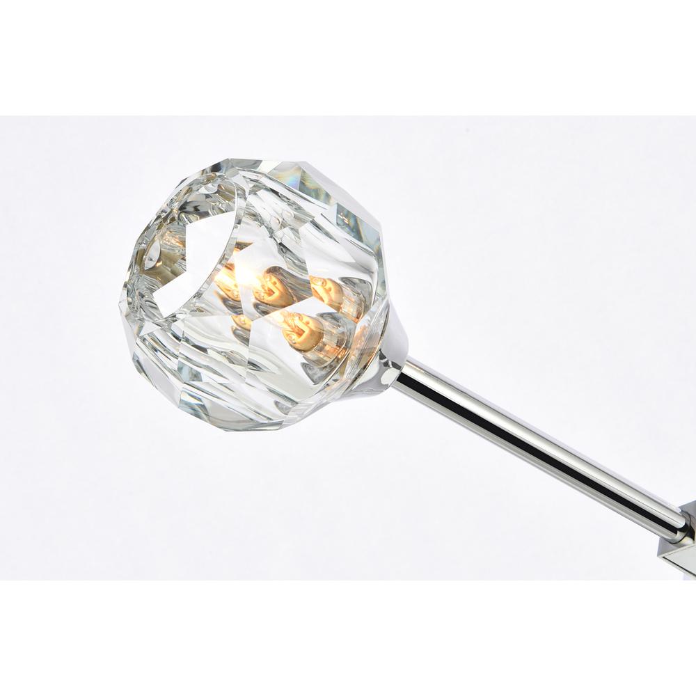 Zayne 4 Light Pendant in Chrome. Picture 3