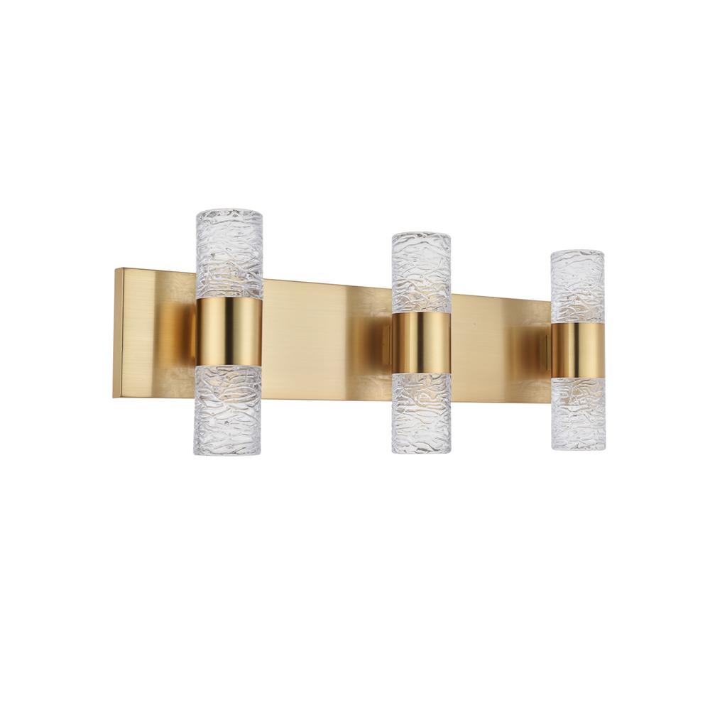 Vega 6 light Gold LED Wall Sconce. Picture 4