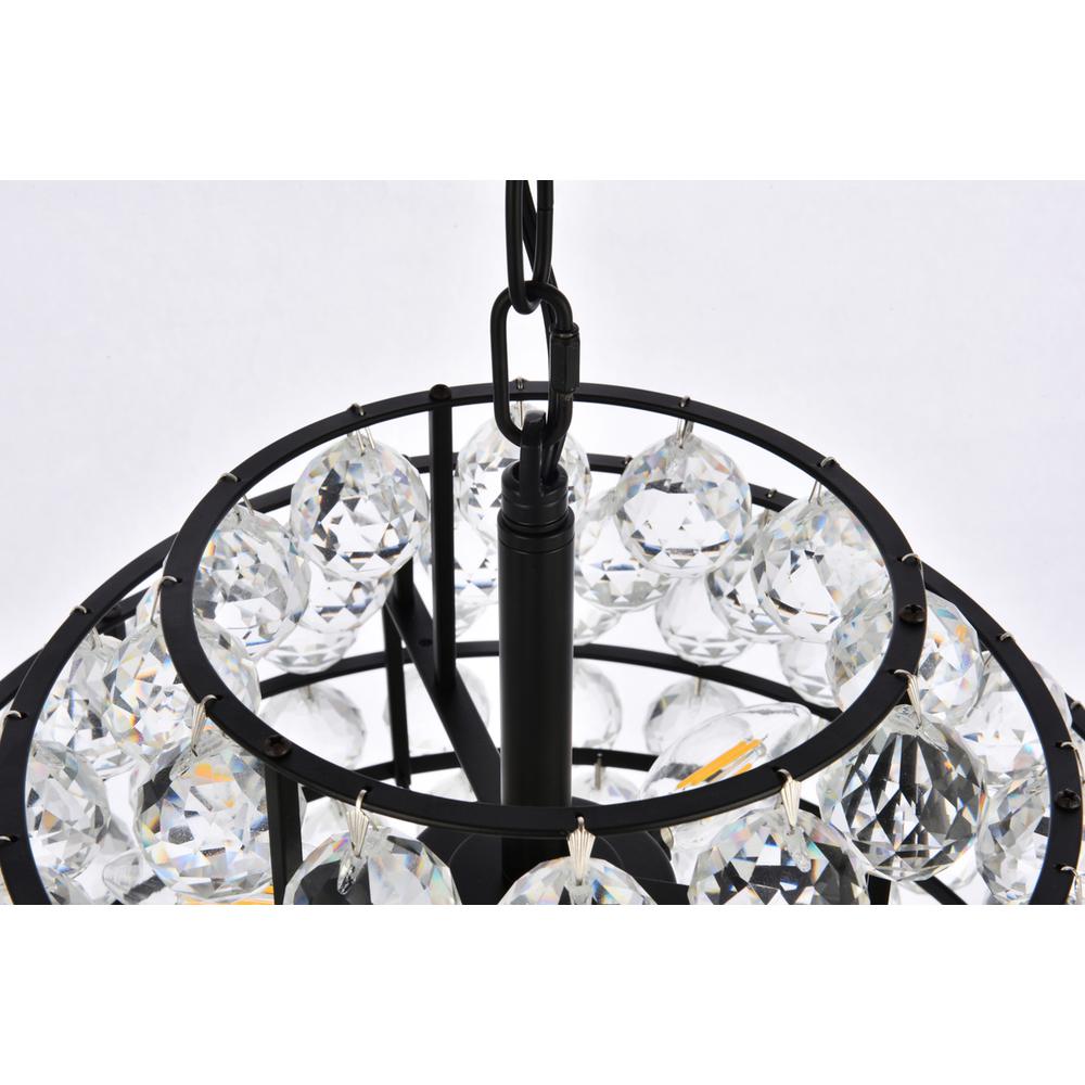 Savannah 16 inch pendant in black. Picture 5