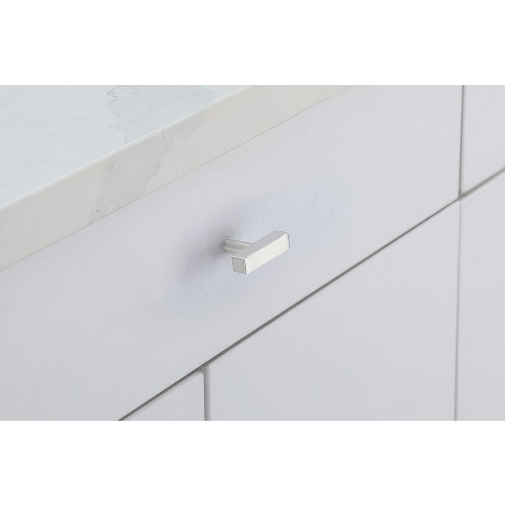 Dior Brushed Nickel T Bar Pull Multipack (set of 10). Picture 2