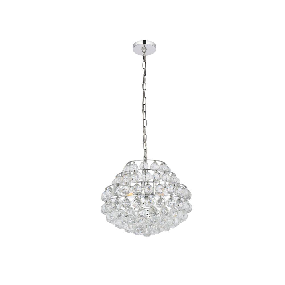 Savannah 16 inch pendant in chrome. Picture 6