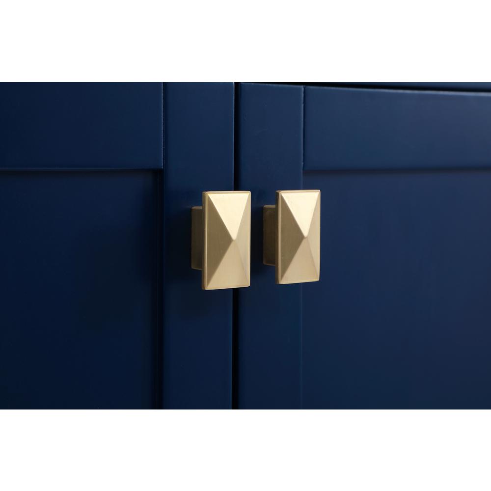 48 inch Single Bathroom Vanity in Blue. Picture 12