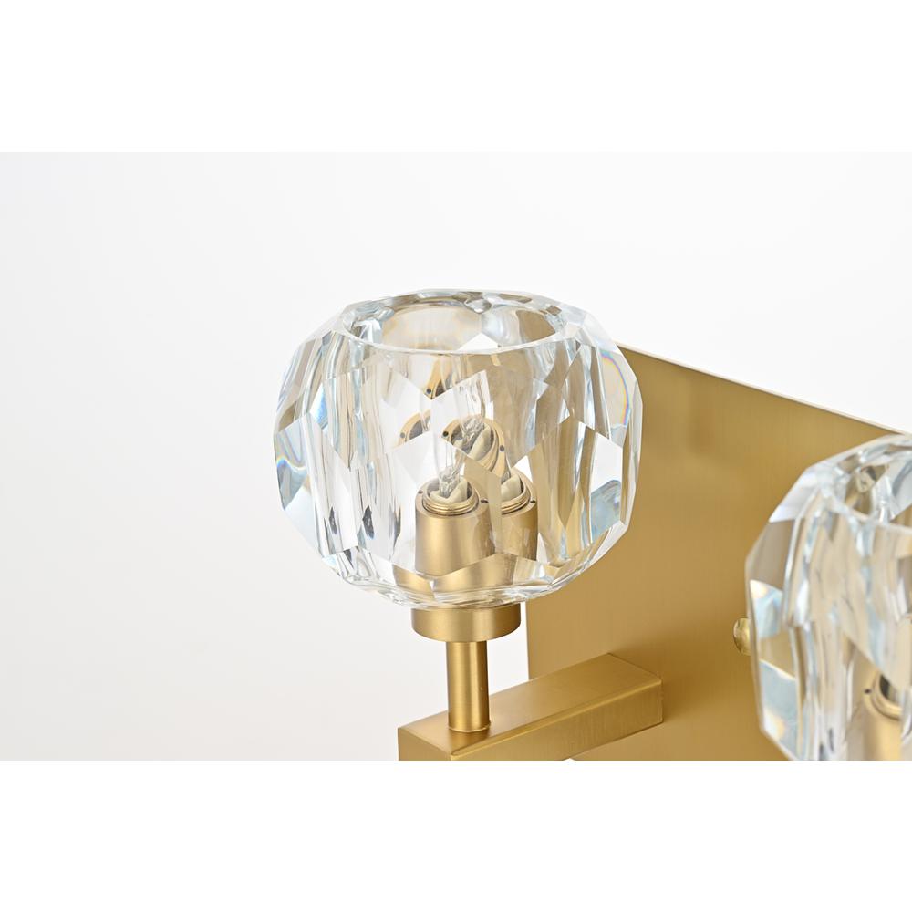 Graham 3 Light Wall Sconce in Gold. Picture 5