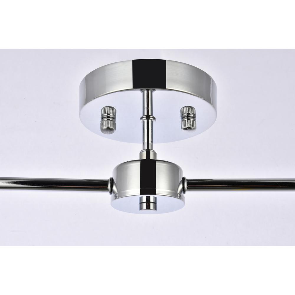 Zane 2 lights chrome flush mount. Picture 5