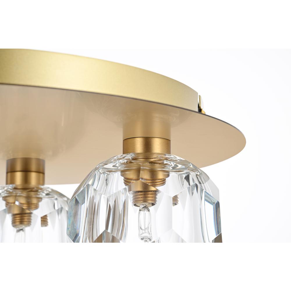 Graham 4 Light Ceiling Lamp in Gold. Picture 5