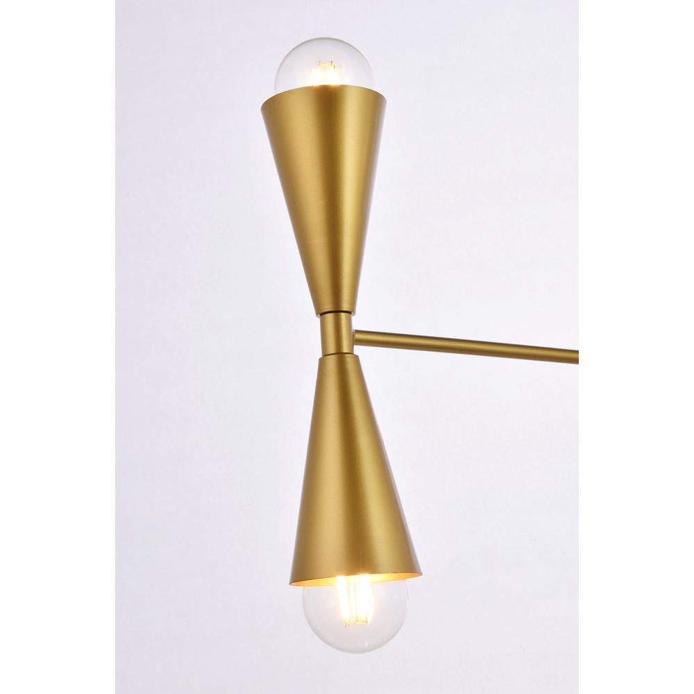 Cade 34 inch pendant in brass. Picture 4
